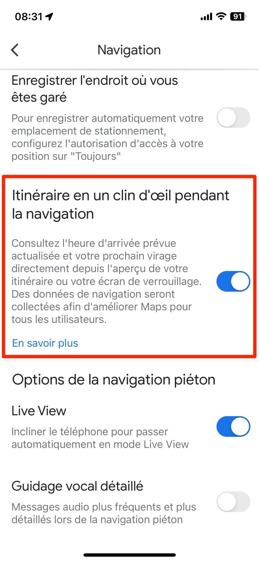 Google Maps Itinéraire Clin D Oeil Ios 4