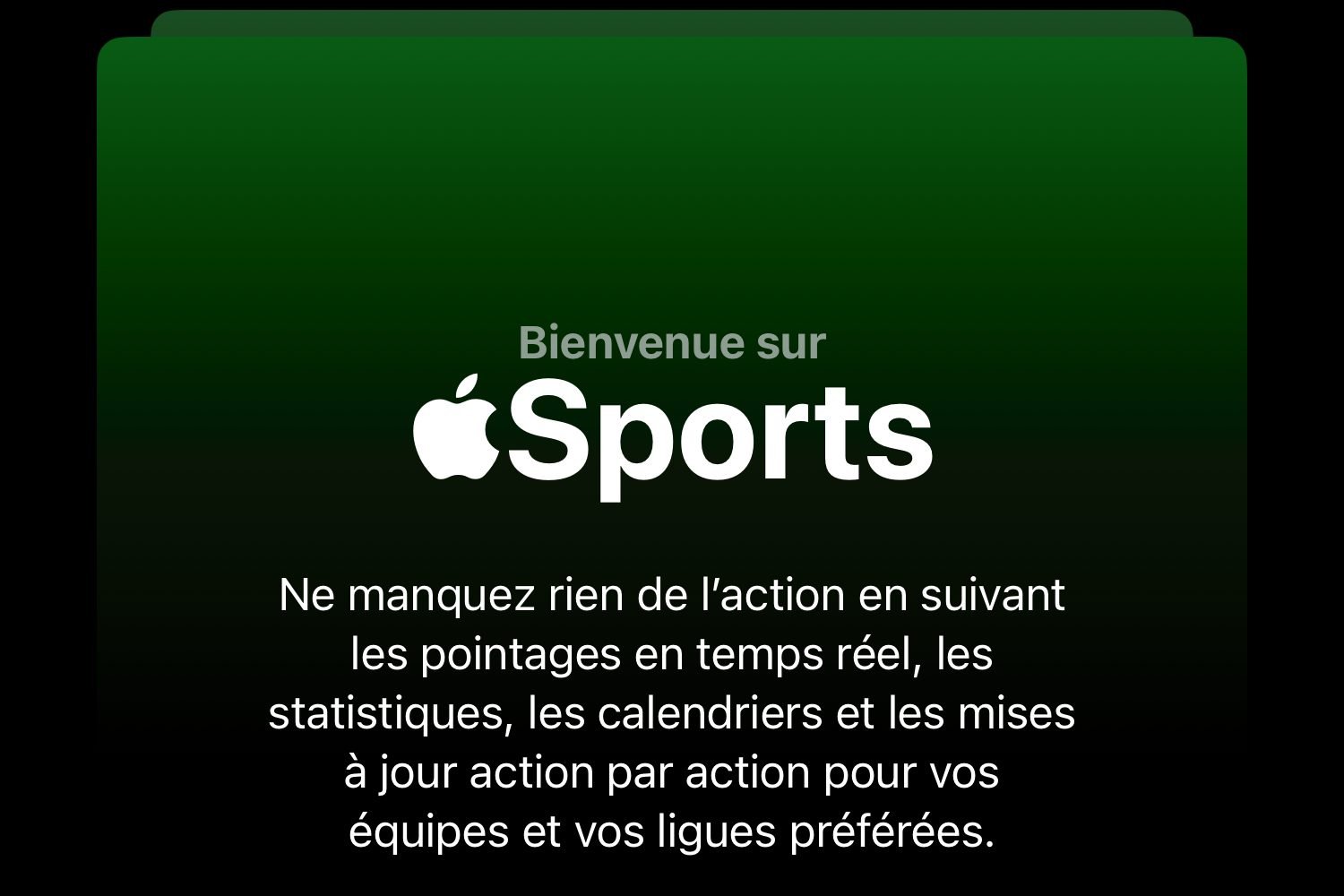 App Apple Sports