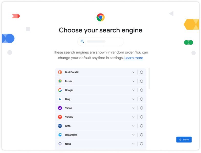 Chrome Moteur De Rechercher Par Defaut Dma