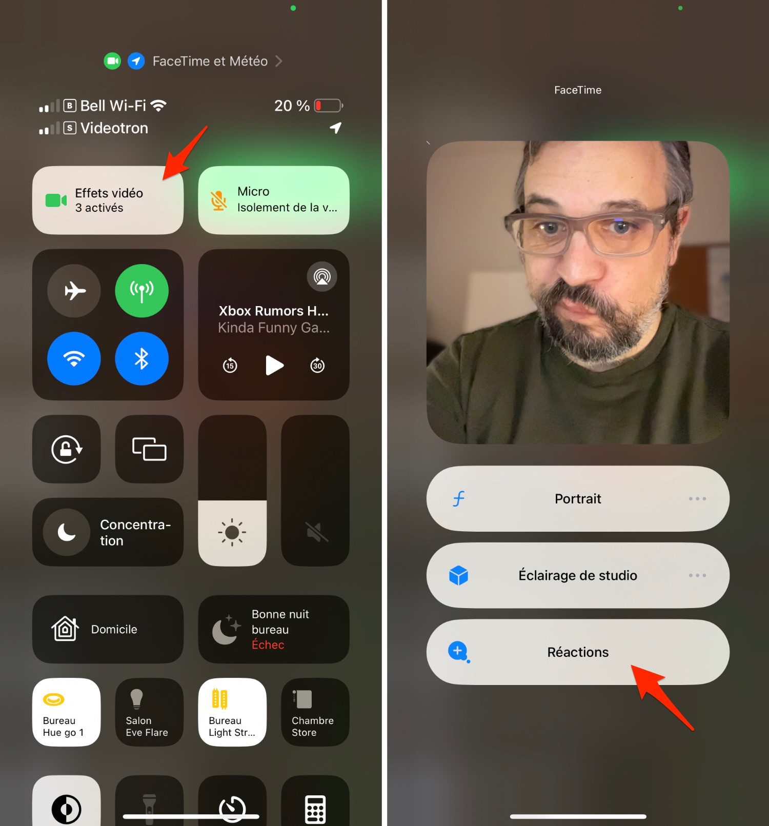 Ios 17 Facetime Réactions