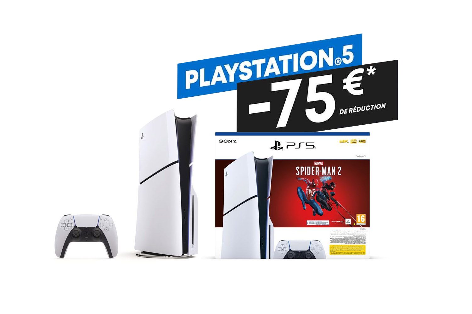 Offre 75 Euros Ps5 Playstation 5 Slim Copie