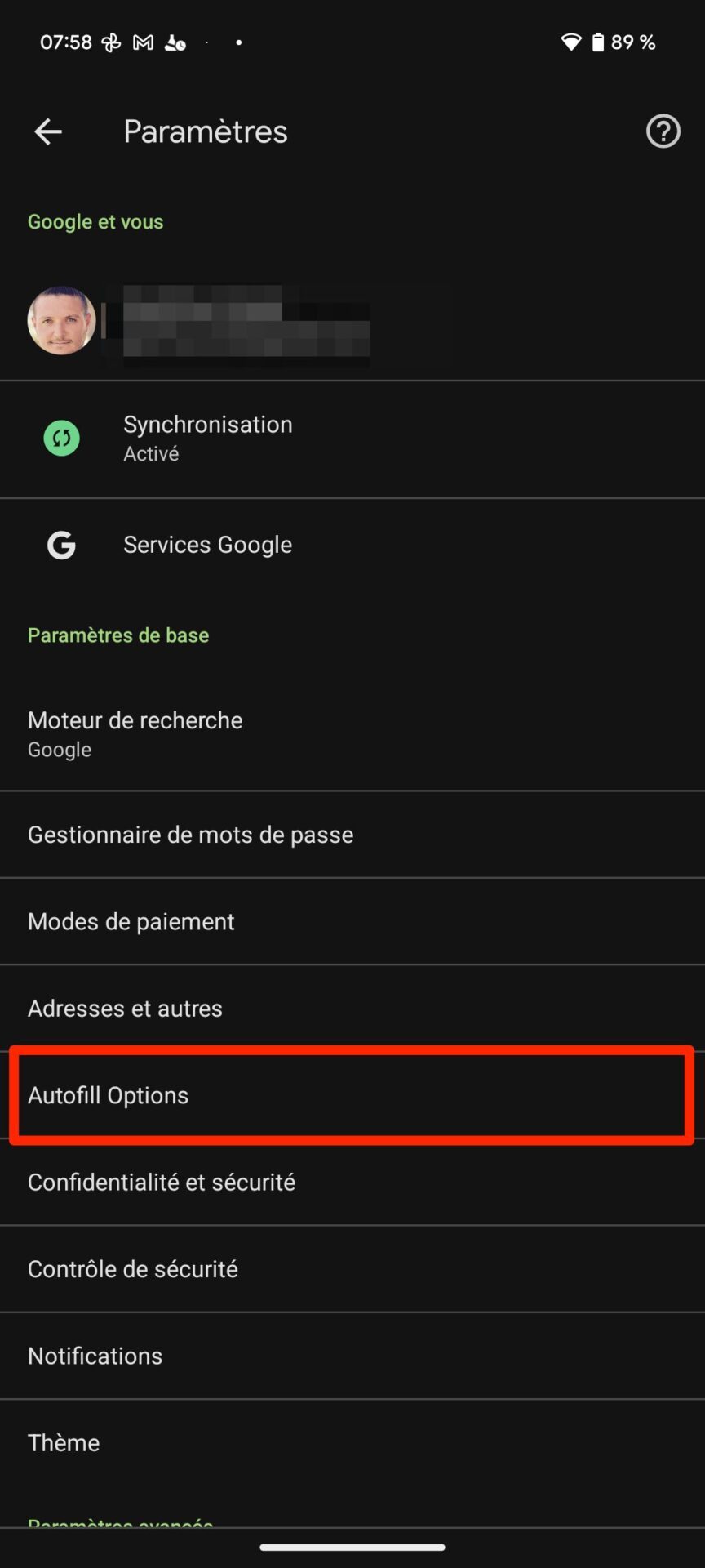 Chrome Android Gestionnaire De Mots De Passe5