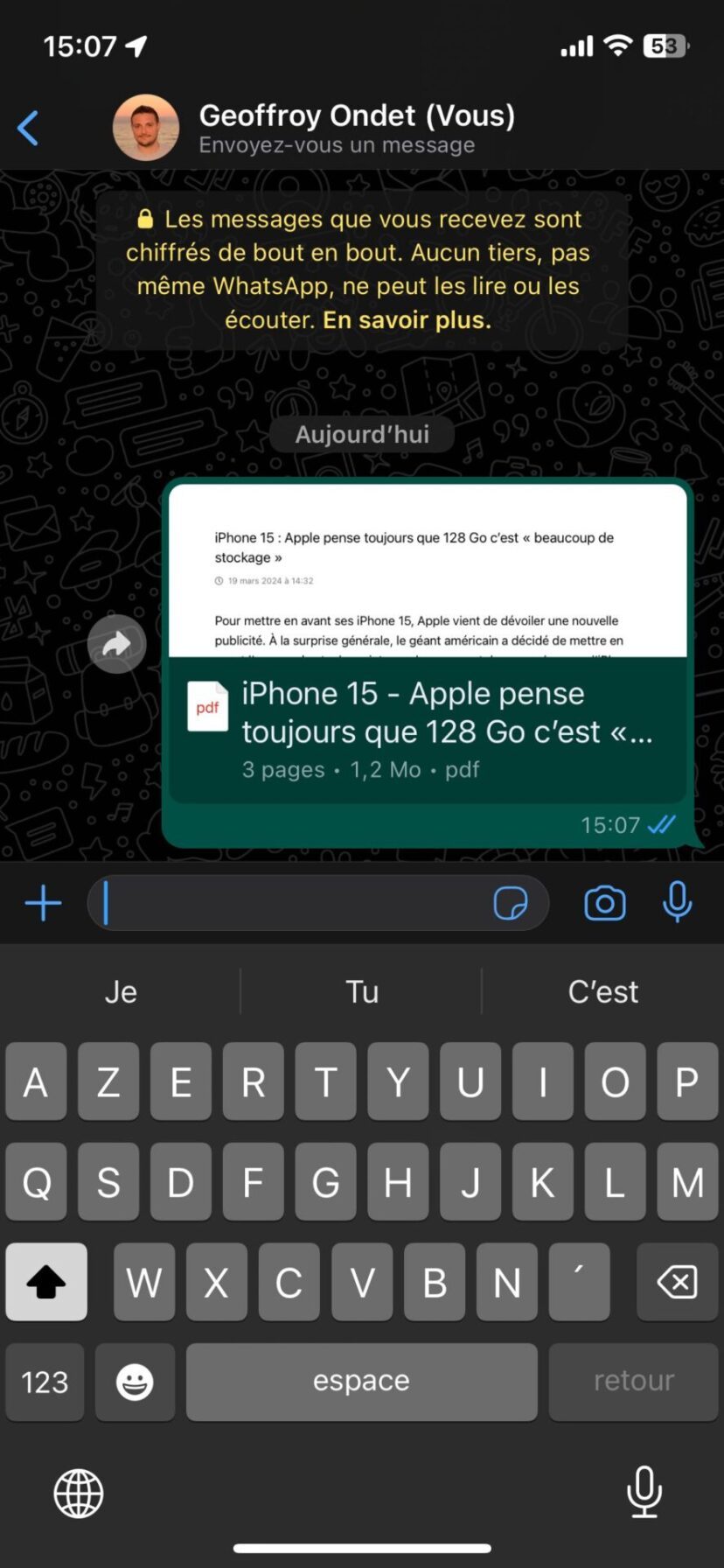 COMMENT TELECHARGER UN DOCUMENT PDF SUR IPHONE visual data 7
