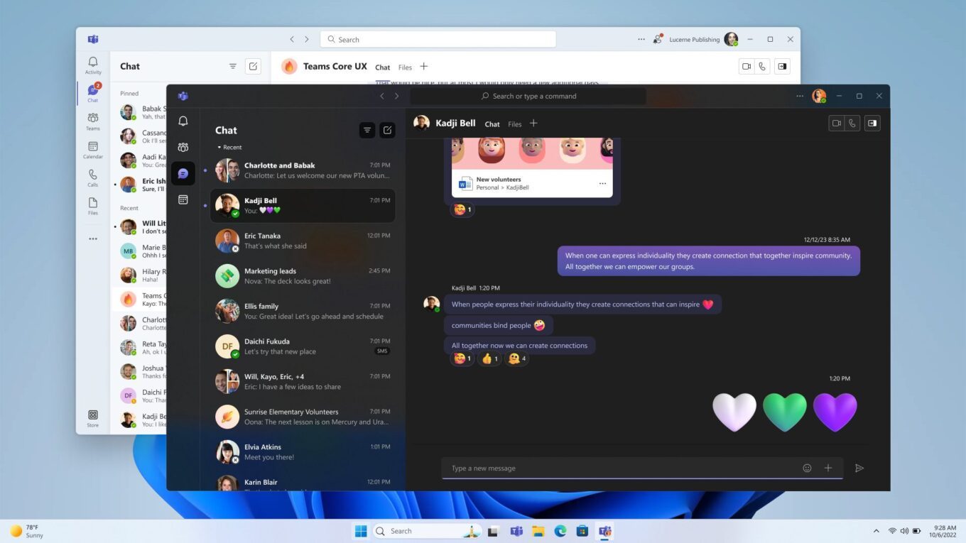 Microsoft Teams Deux Fenêtres