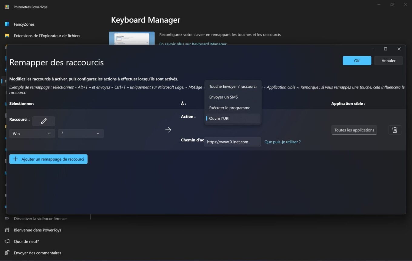 Powertoys 0.79 Keyboard Manager