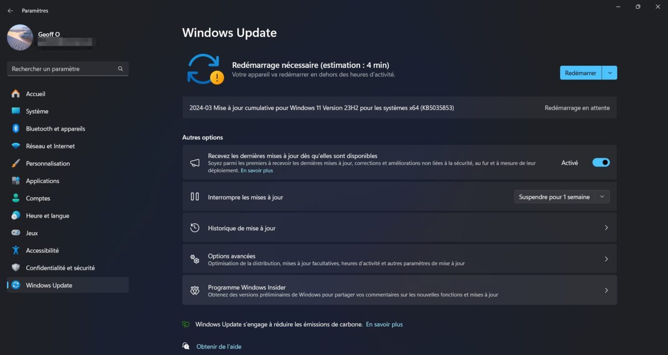 Windows 11 Patch Tuesday Mars 20242