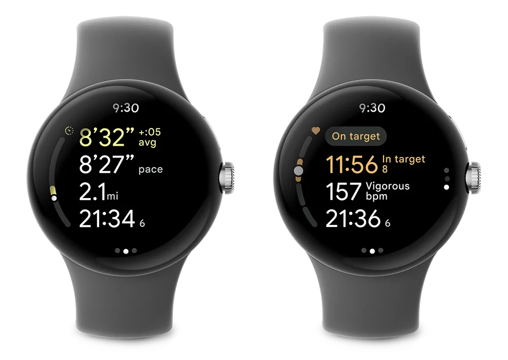 Rythme Entrainement Google Pixel Watch