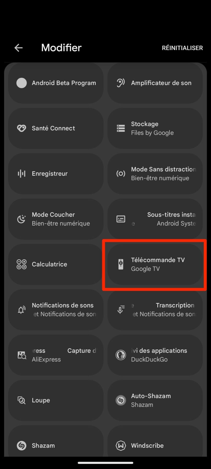 Android Télécommande Android Tv3