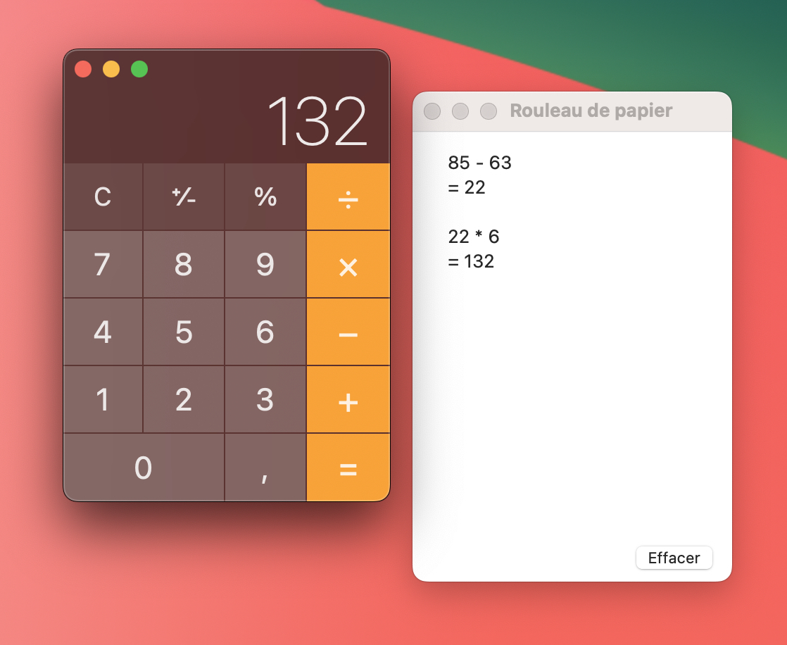 Calculatrice Macos14