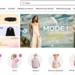 Shein site web textile plateforme