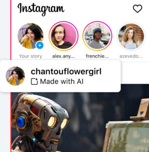 Meta Instagram Ia étiquette