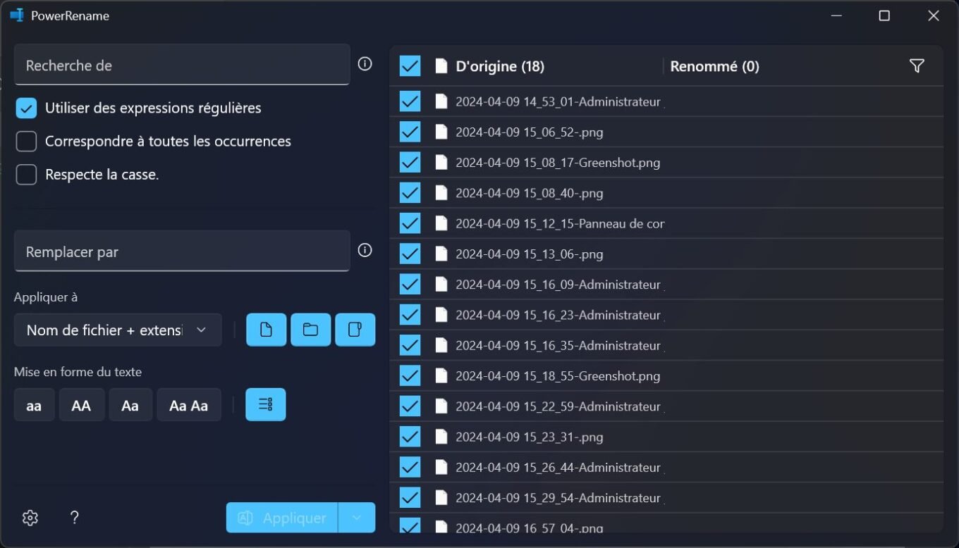 Microsoft Powertoys Windows Renommer Avec Powerrename 2