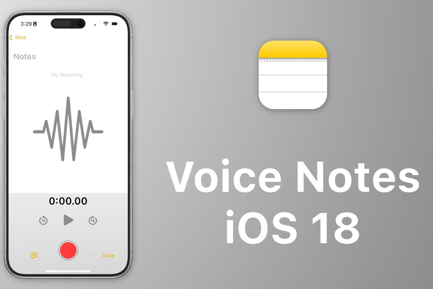 Notes Ios 18