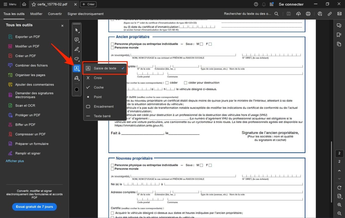 Remplir Et Signer Un Pdf Windows3