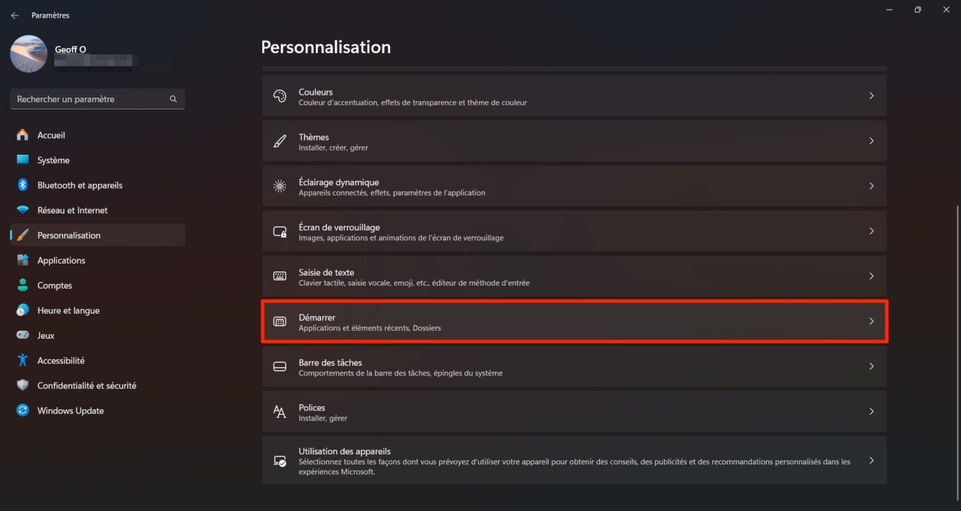 Windows 11 Pubs Menu Démarrer 9