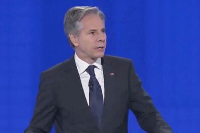 Antony Blinken lors de la conférence RSA à San Francisco.