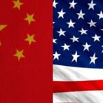 Drapeau US Chine