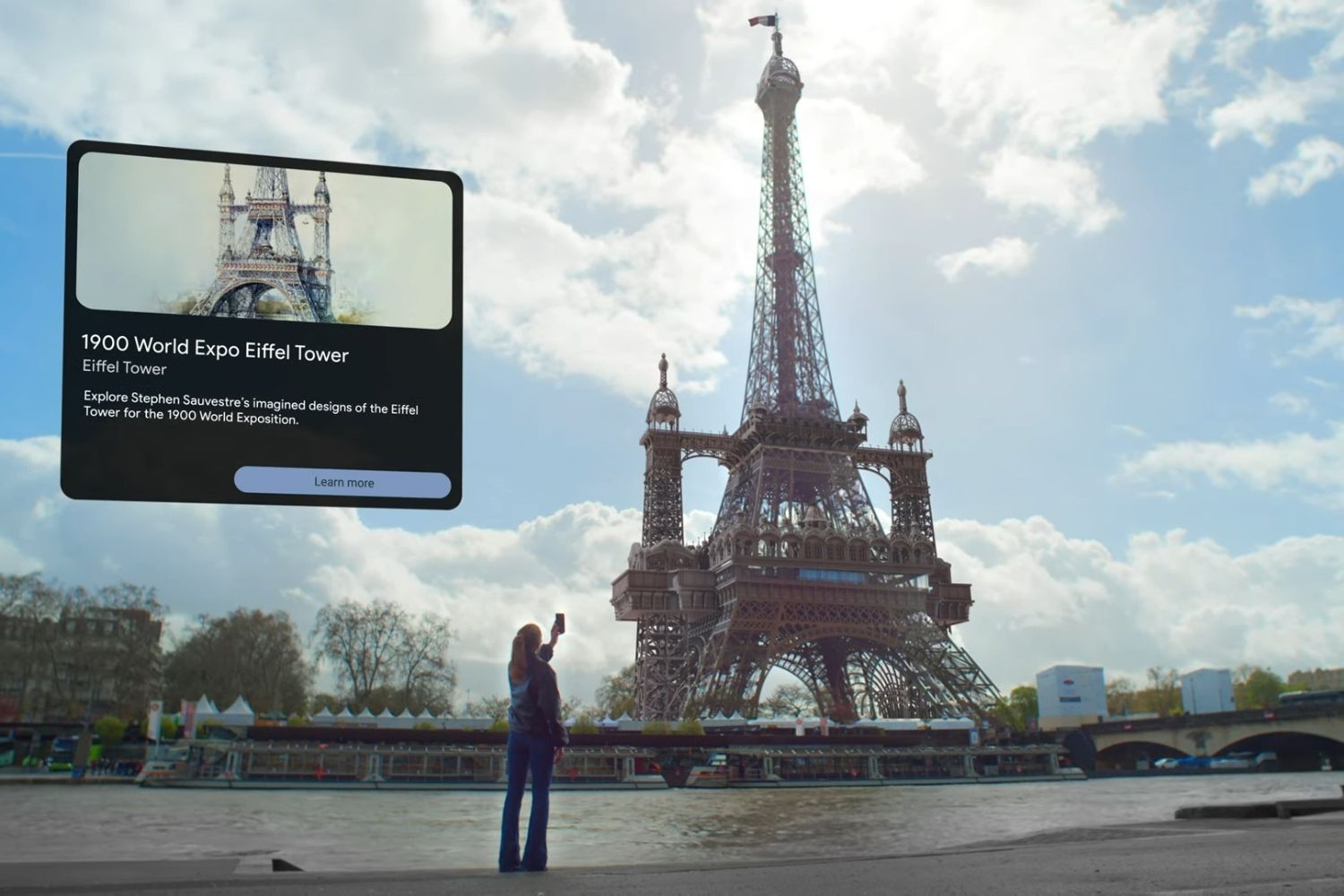 Tour Eiffel Google Maps Réalité Augmentée