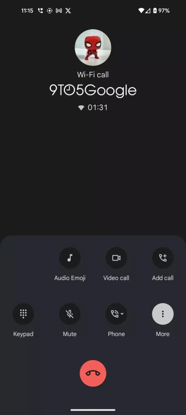 Audio Emoji Google Telephone
