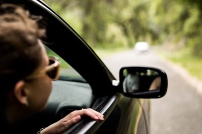 Femme Voiture Vacances