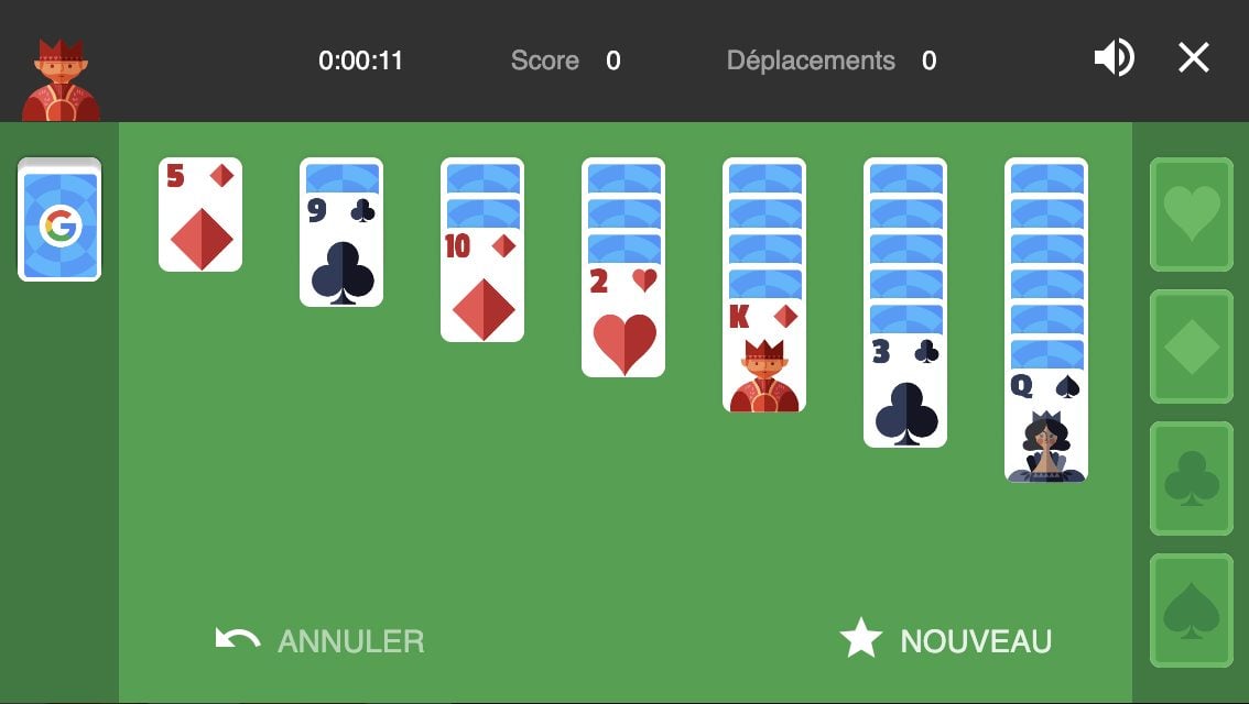 Google Jeu Solitaire Gratuit En Ligne