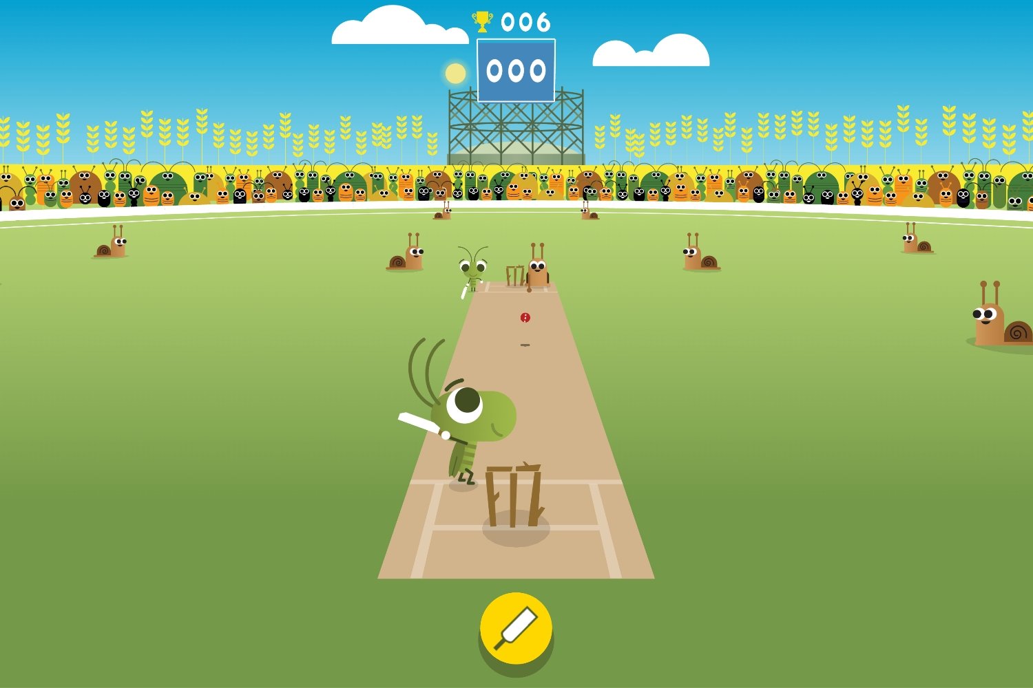 Jeu Cricket Google