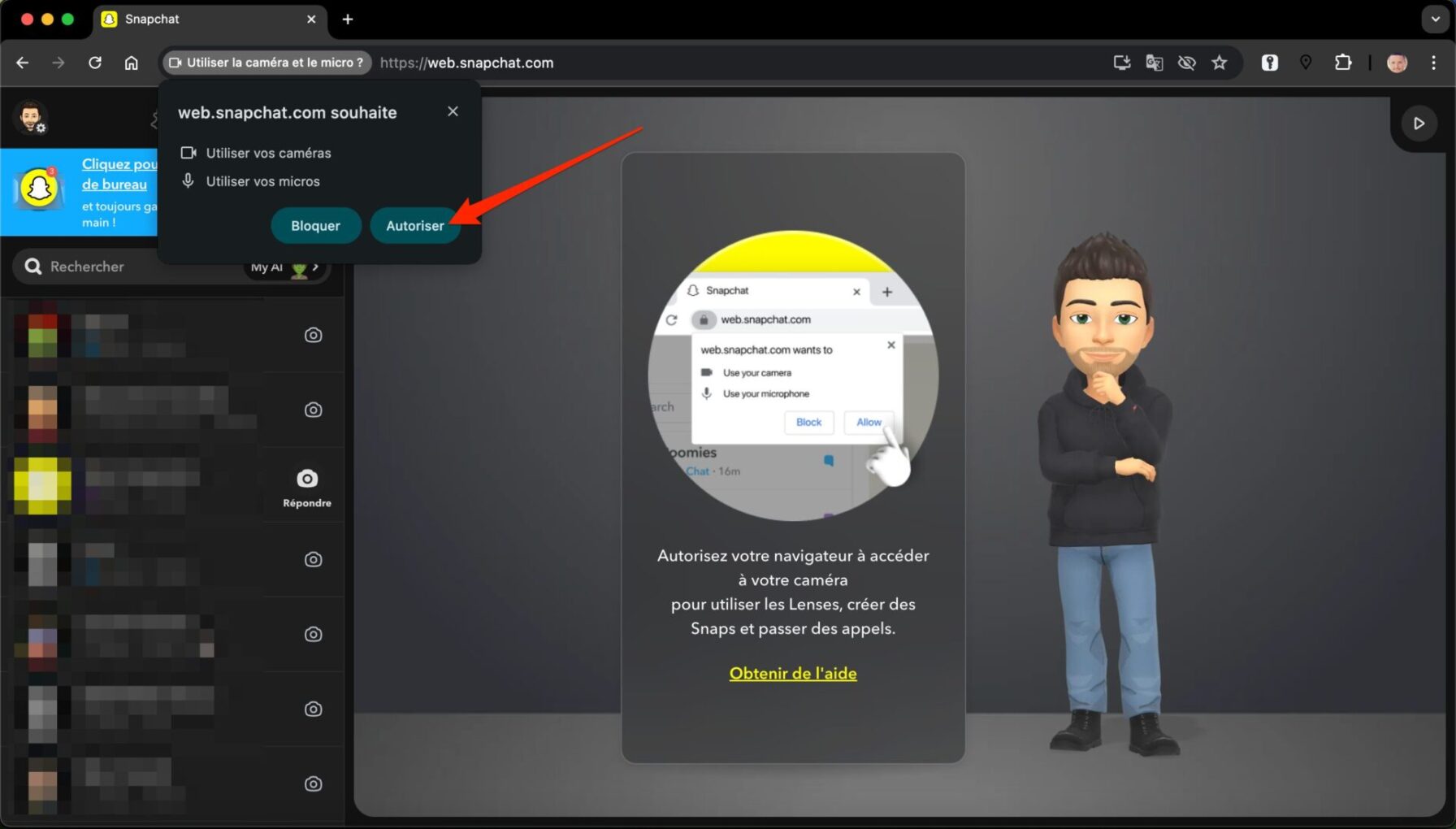 Snapchat Web : comment envoyer des snaps depuis un navigateur web