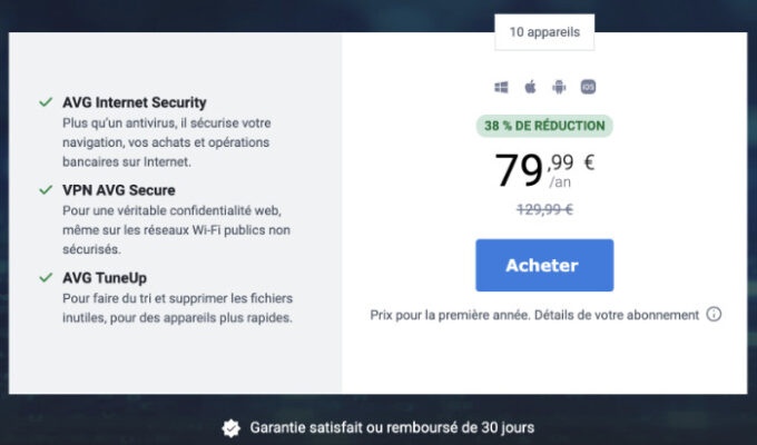 Avg. Test Test AVG (2026) : lisez notre avis sur cet antivirus