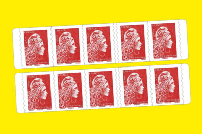 Timbre Rouge La Poste