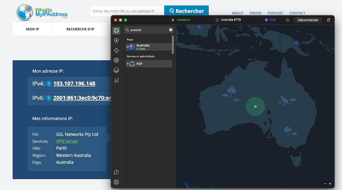 Ip Australienne Avec Nordvpn