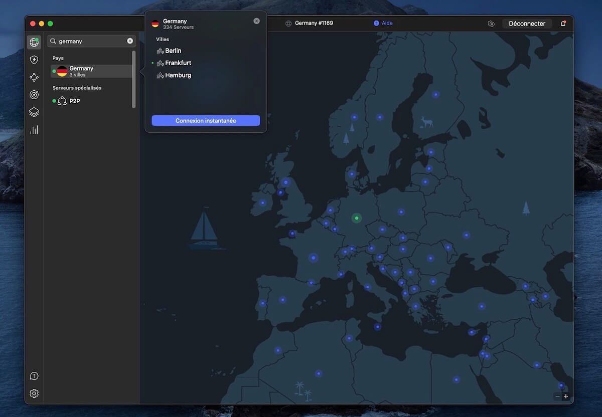 Nordvpn Connecté Allemagne