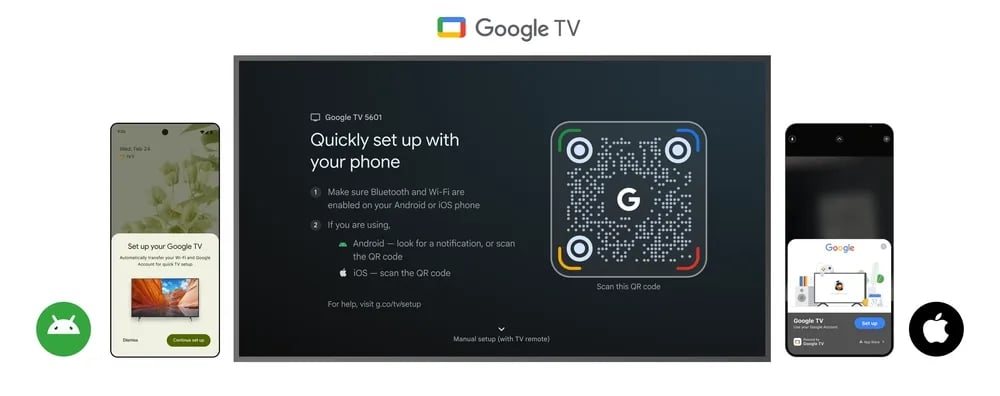 Configuration Google Tv