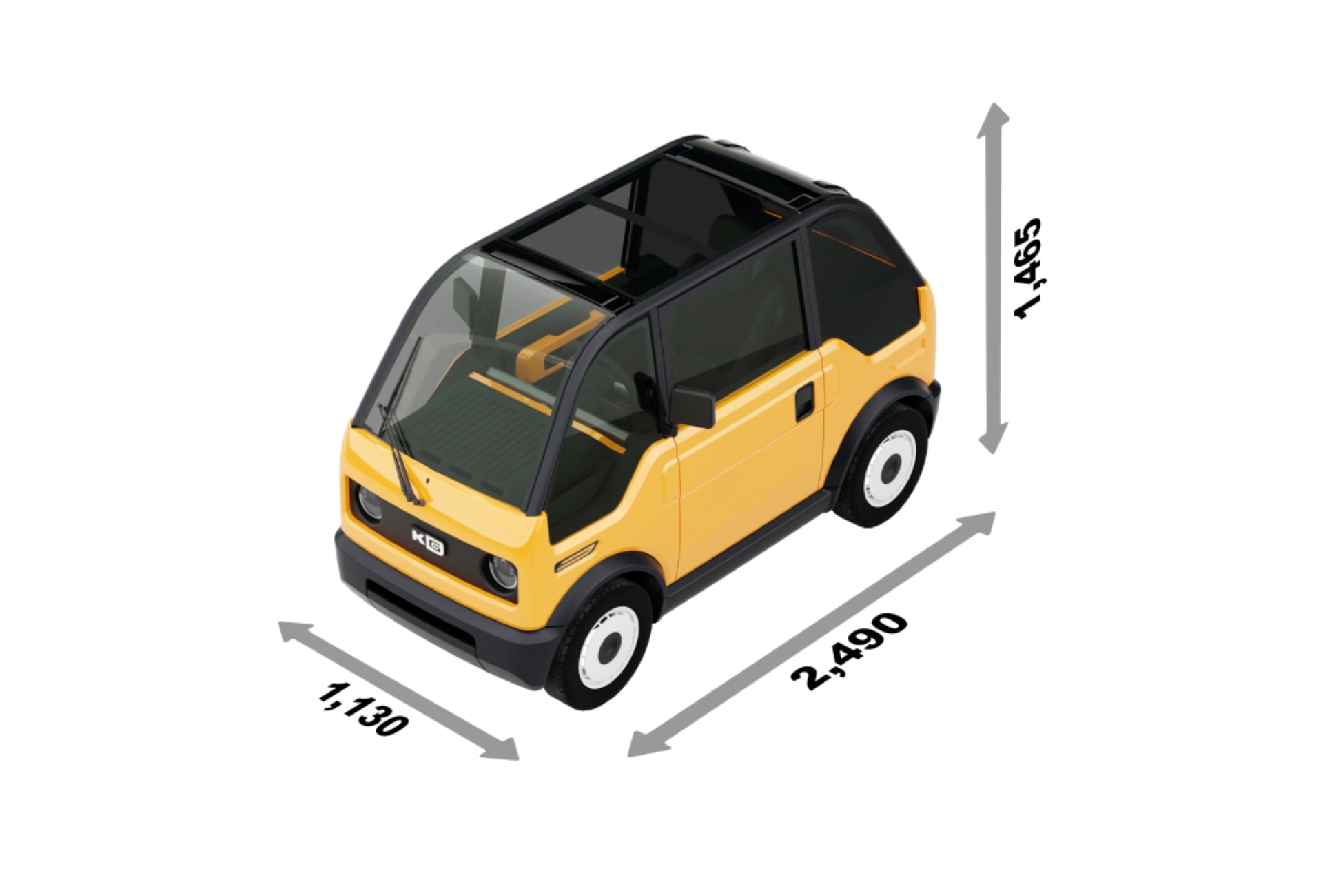 Kg Motors Mibot Dimensions