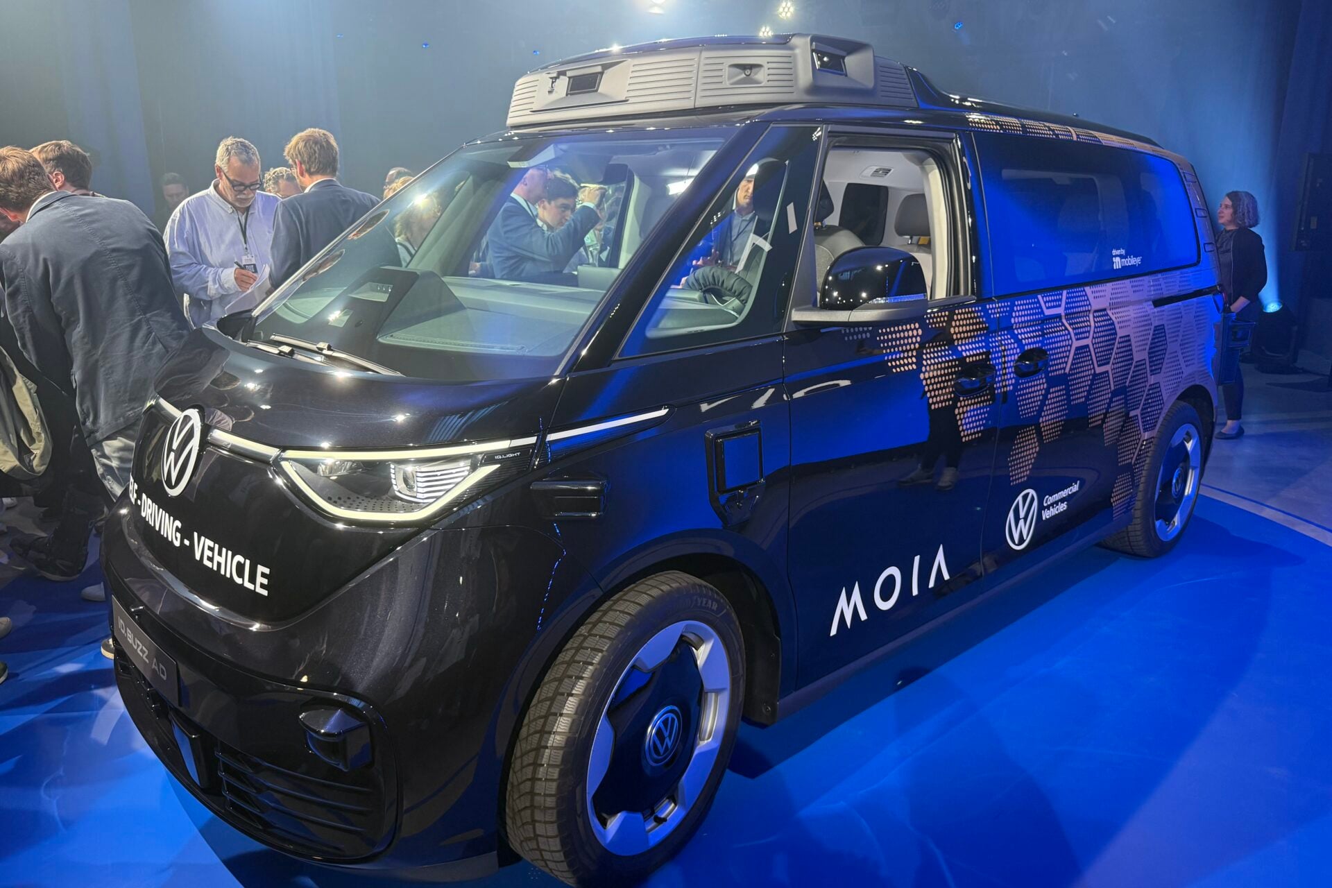 ID.Buzz AD voiture autonome MOIA