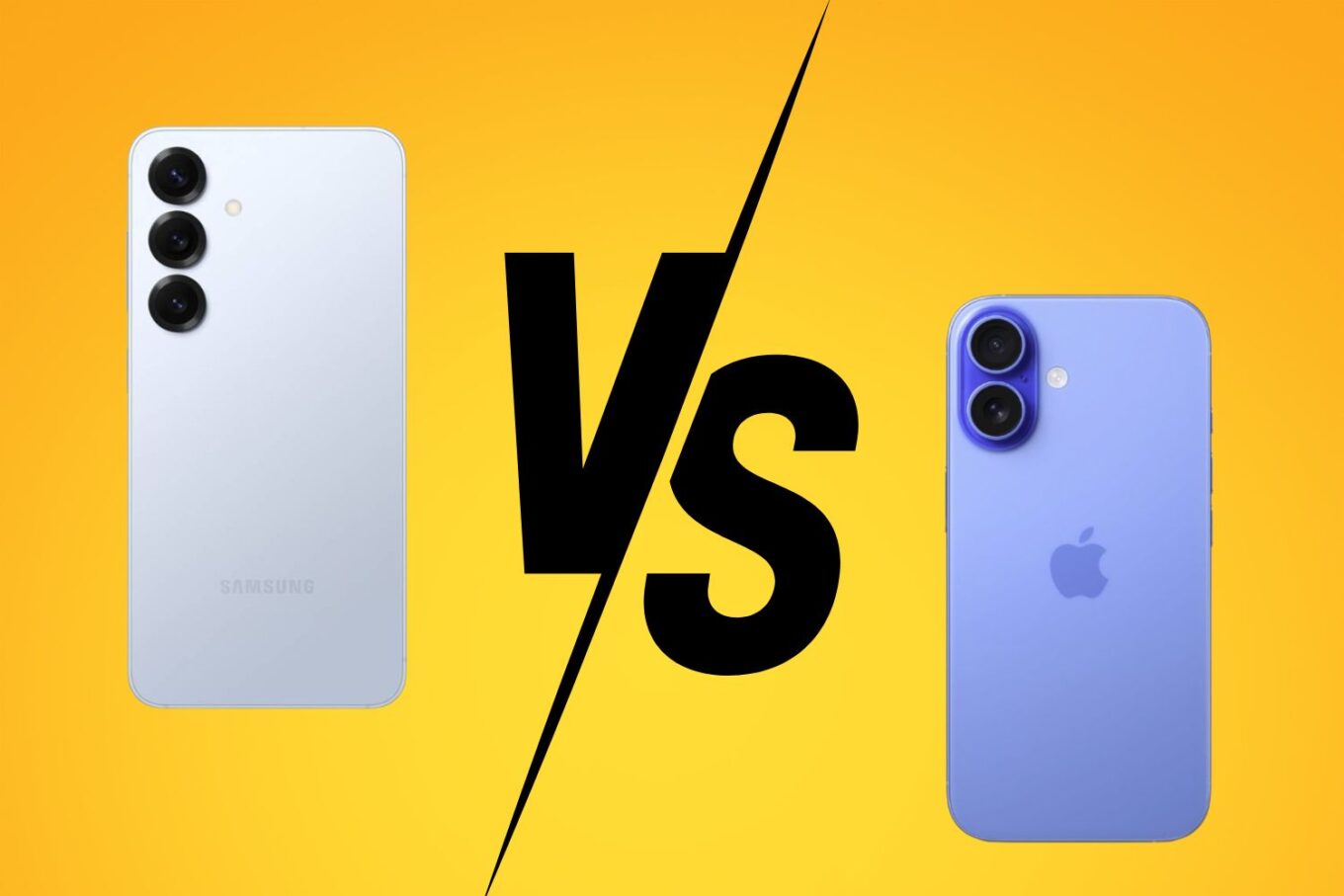 Samsung Galaxy S25 vs iPhone 16 : quelles sont les différences et ...