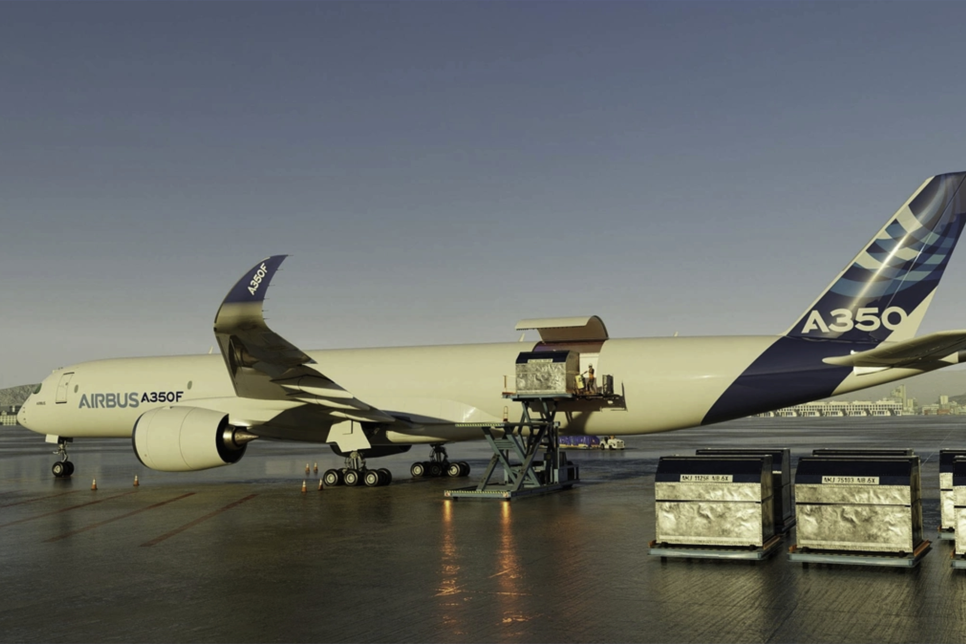 Airbus A350f Porte Fuselage