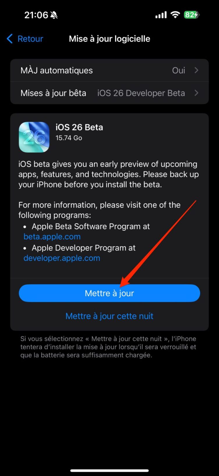 iOS 26 : comment installer la bêta développeur dès maintenant sur votre ...
