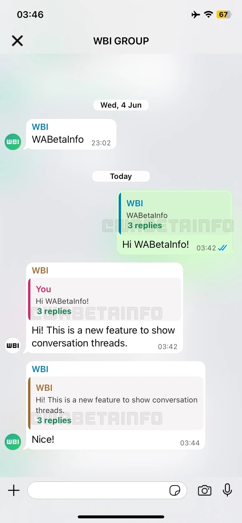 Whatsapp Fil De Réponses Conversation