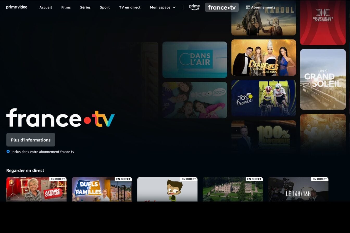 France Télévisions Amazon Prime Video