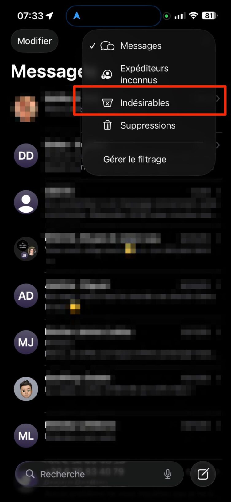 iOS 26 : l’iPhone va enfin pouvoir bloquer les messages et SMS indésirables