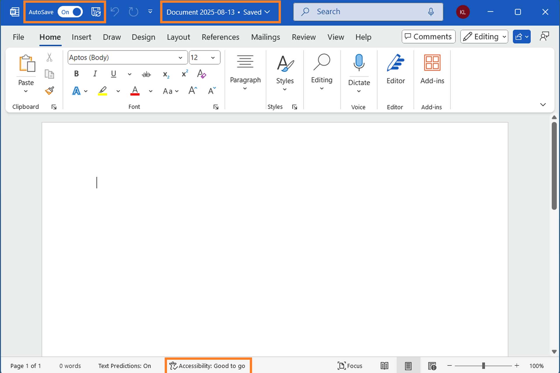 Autosave On Microsoft Word