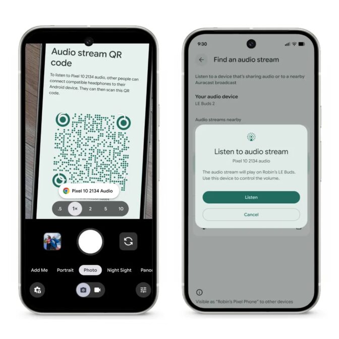 Google ouvre le partage audio Auracast à de nouveaux smartphones et ...