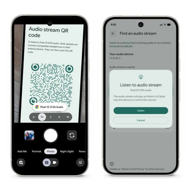 Google ouvre le partage audio Auracast à de nouveaux smartphones et ...