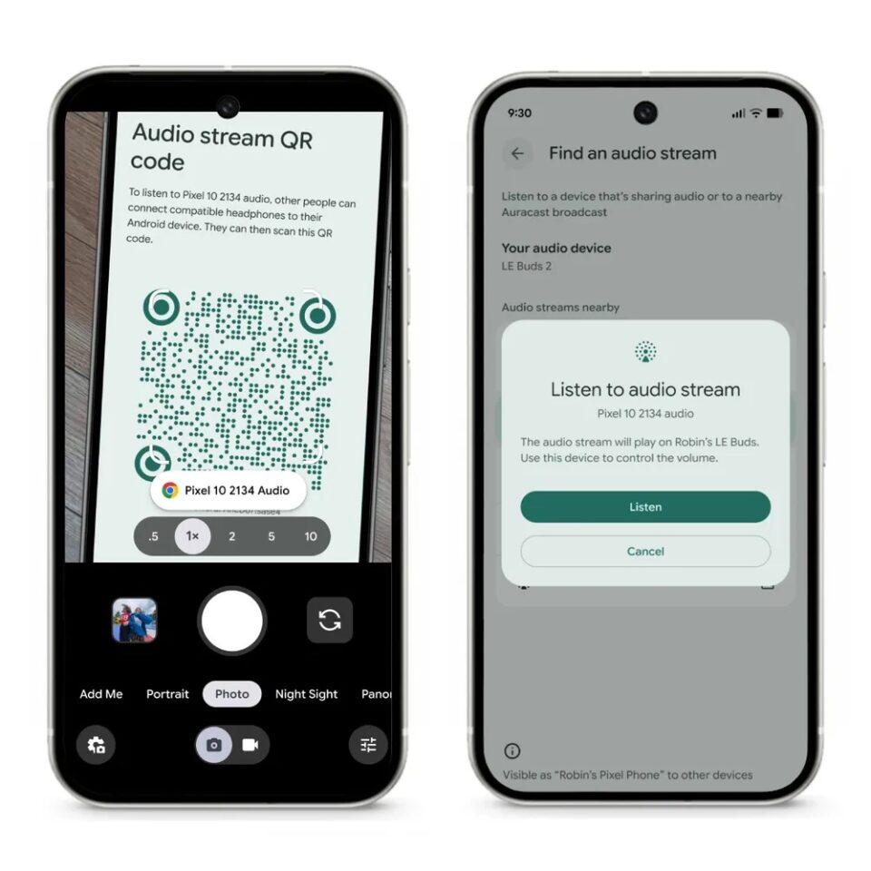 Google ouvre le partage audio Auracast à de nouveaux smartphones et ...