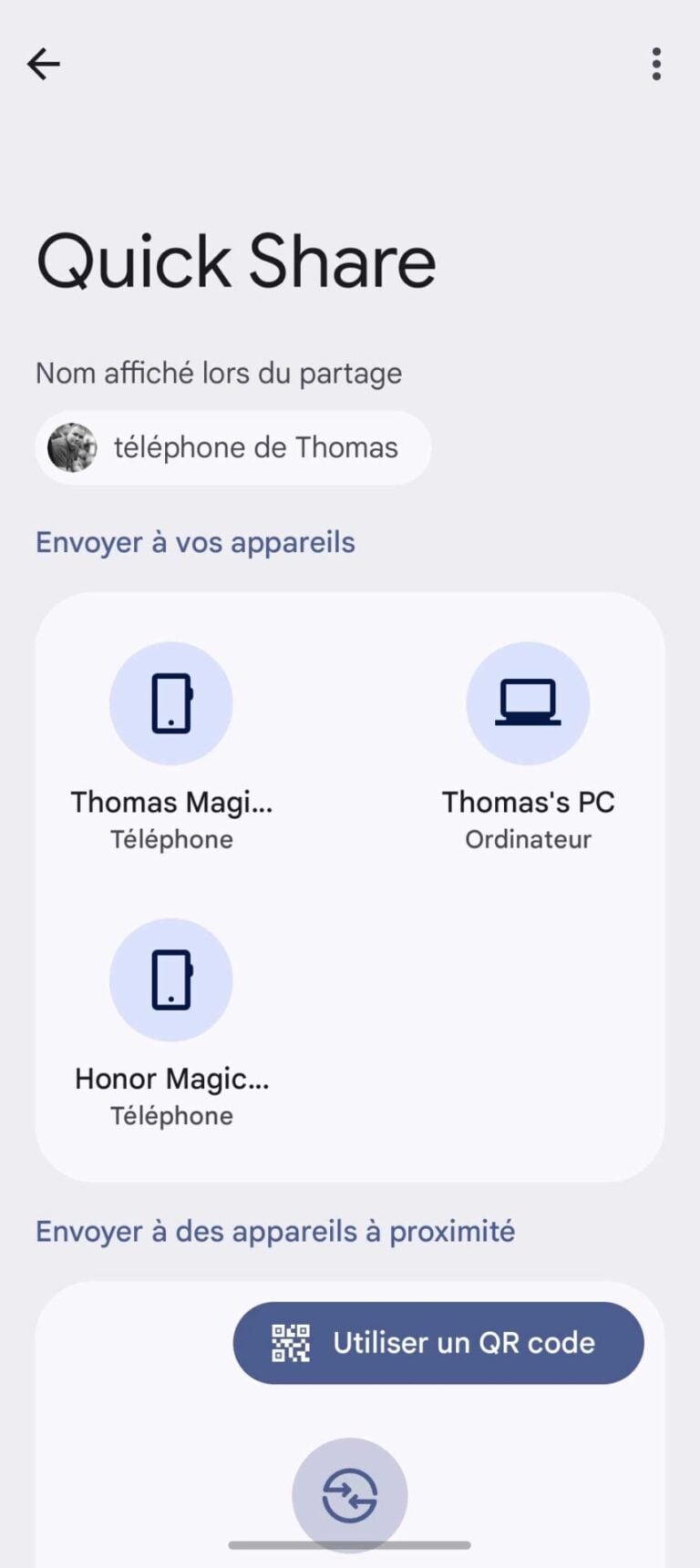 Quick Share sur Android fait peau neuve : voici tout ce qui change avec ...