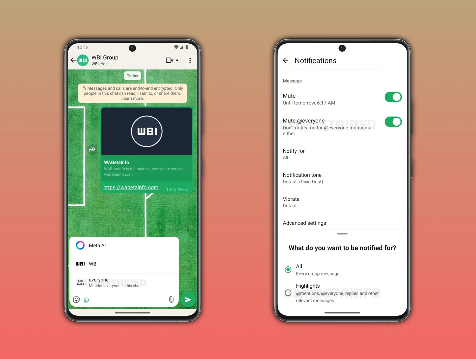Whatsapp Mettre Silencieux Mention Tous