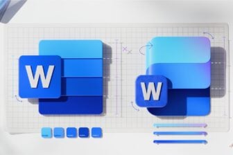 Microsoft Word Icone Evolution