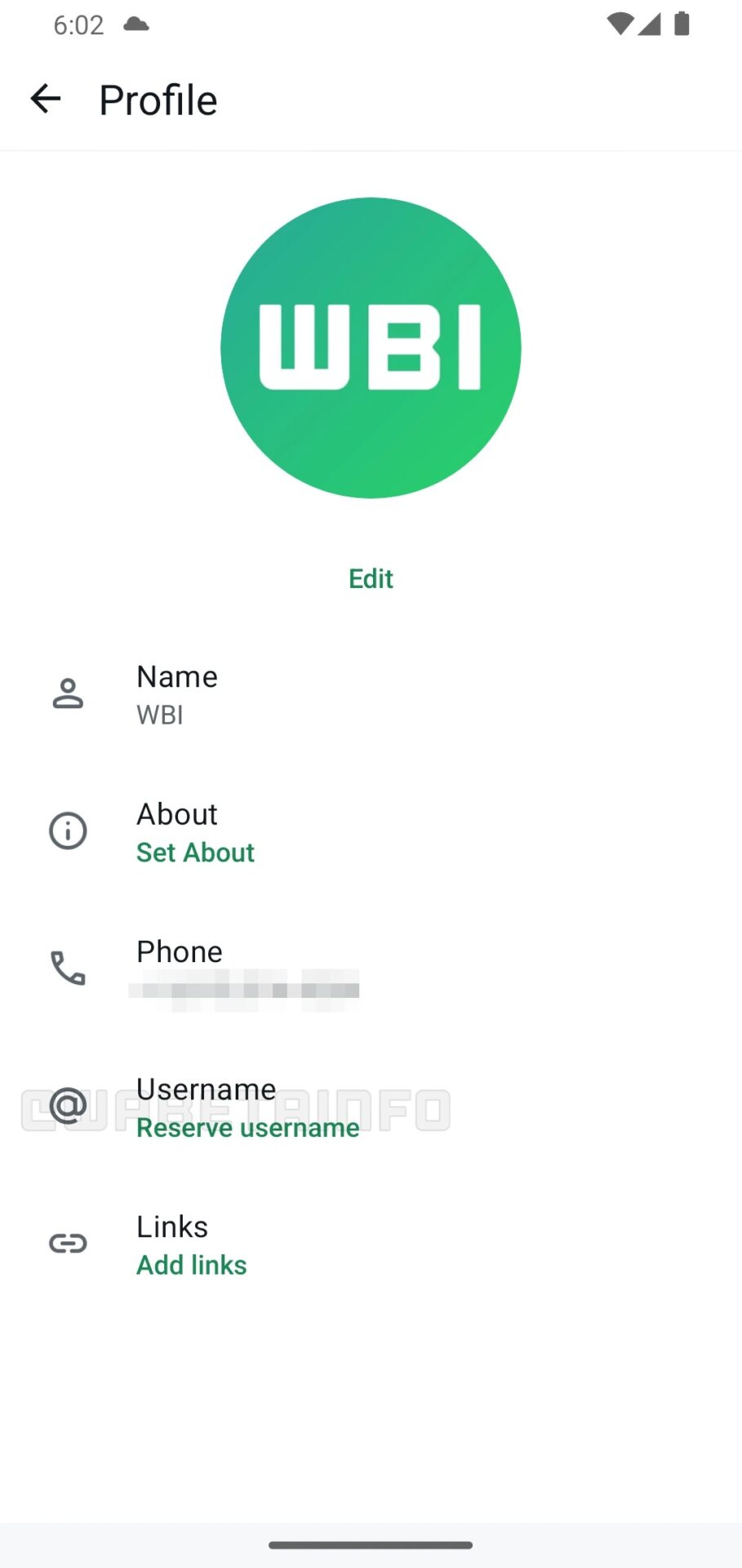 Whatsapp Réservation Nom D'utilisateur