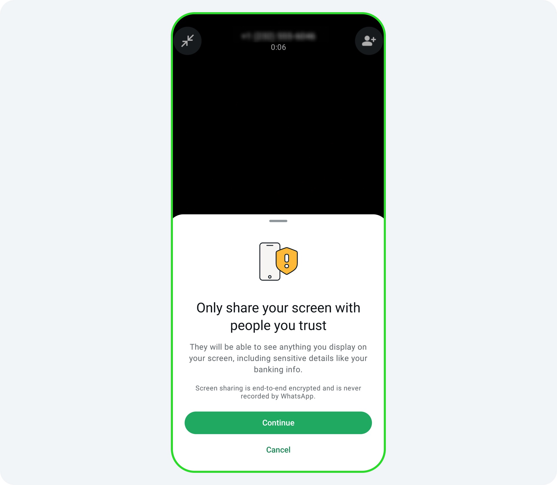 Whatsapp Avertissement De Sécurité Scam