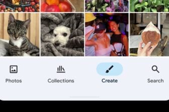 Google Photos Create